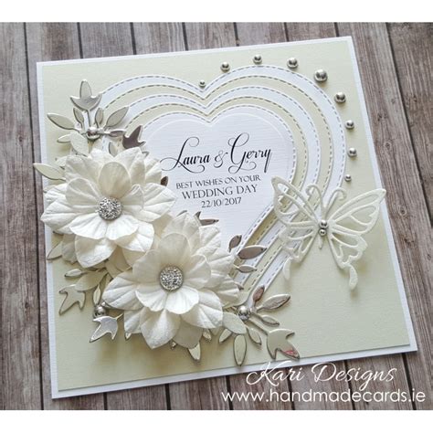 100's of free anniversary golden wedding card verses from the crafting community of craftsuprint. Handmade Wedding Card