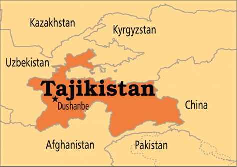 Tajikistan Map Map Pictures