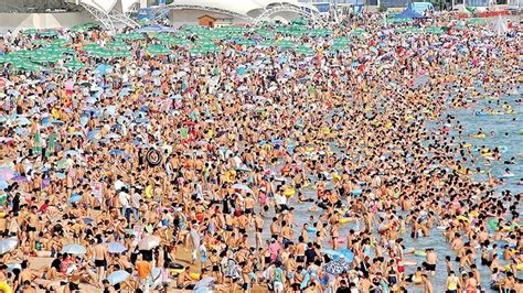 the most crowded beaches in the world youtube