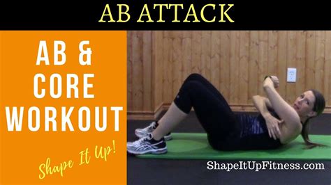 Best Ab And Core Workout Shape It Up Nicole Simonin Youtube
