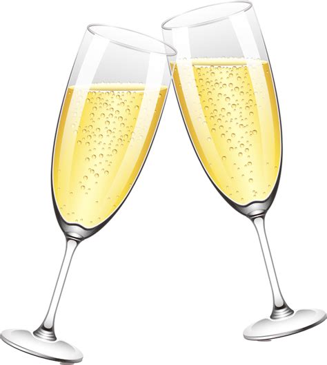 Champagne Glass Two Glasses Of Champagne Png Download 695778