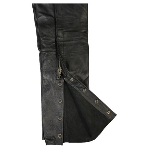 2 Pocket Mens Leather Chaps Boutique Of Leathersopen Road