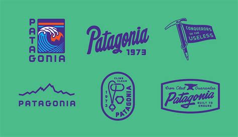 Patagonia Neil Hubert Commercial Artist Vintage Logo Design