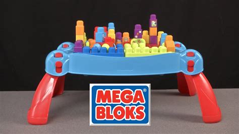 First Builders Build N Learn Table From Mega Bloks Youtube