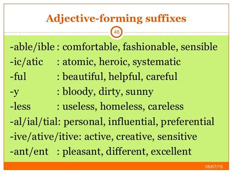 Pengertian Dan Contoh Kalimat Forming Adjectives Membentuk Kata Sifat