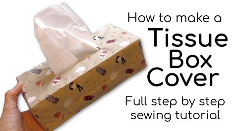 36 Sewing Pattern For Tissue Box Cover Solangeanothai