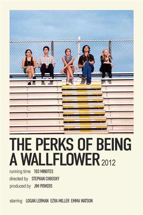 The Perks Of Being A Wallflower Minimalist Poster In 2023 Movie