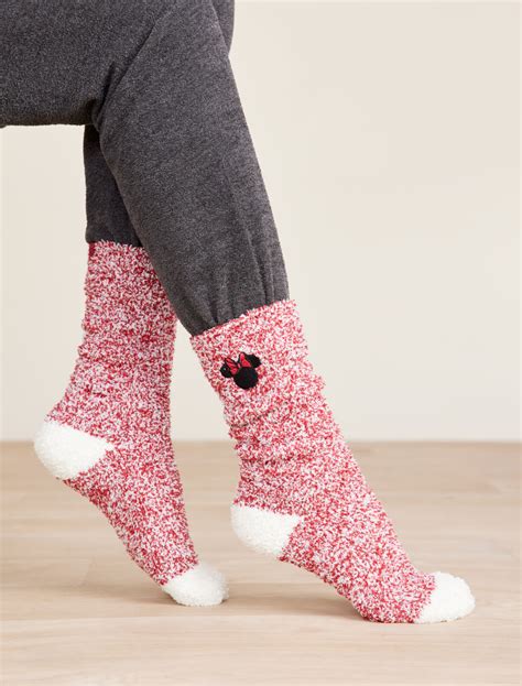 Cozychic® Classic Disney Womens Minnie Mouse 2 Pack Socks Barefoot Dreams® Official Site