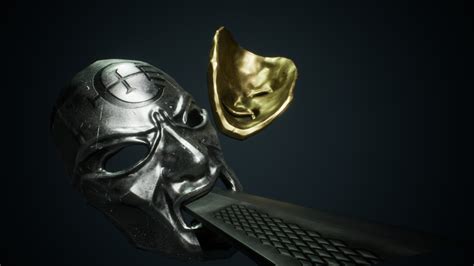 Artstation Dishonored Props Whaler Sword And Overseer Mask Fan Art