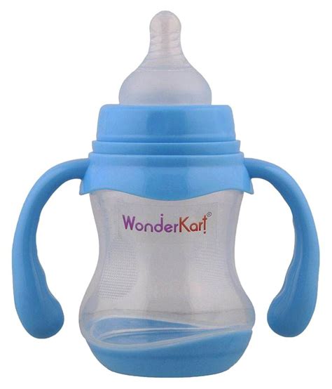 Wonderkart Blue Feeding Bottle Cum Sipper Buy Wonderkart Blue Feeding