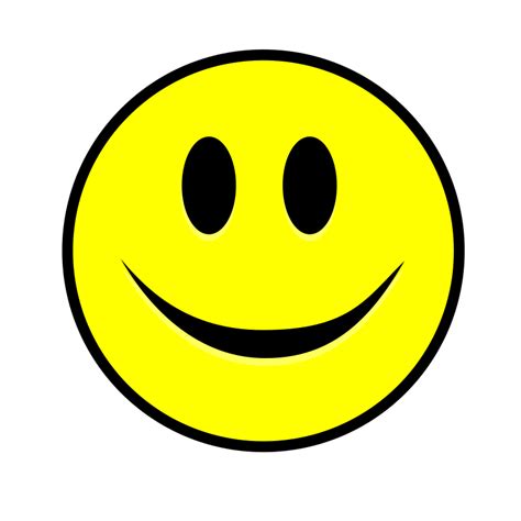 Smiling Smiley Simple Yellow Openclipart