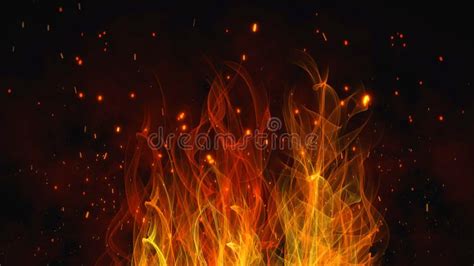 Big Red Fire Flames Overlay Particles Texture Perfect Smoke Fire