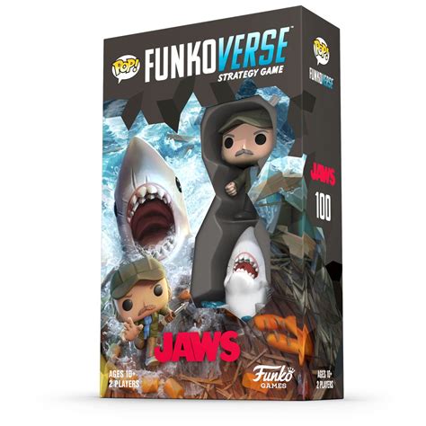 Jaws 100 Pop Funkoverse Strategy Game Expandalone