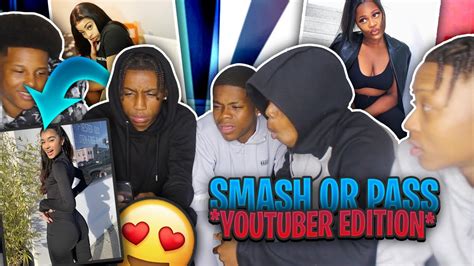 Extreme Smash Or Pass Female Youtuber Edtion😍 Youtube