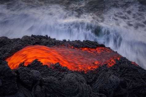 When Lava Meets The Water Rpics