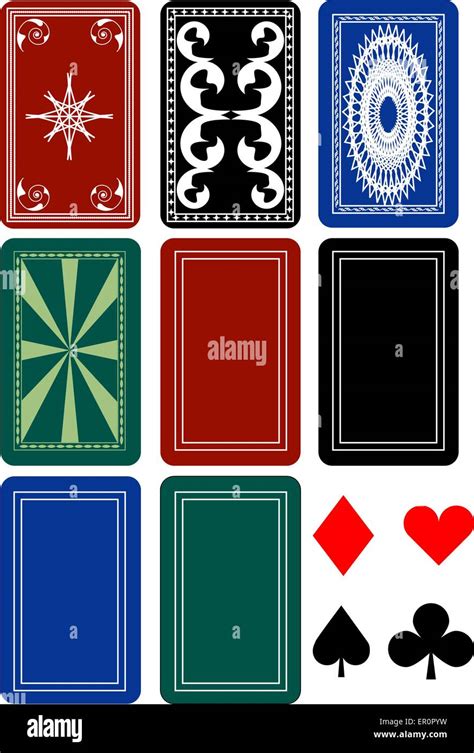 Playing Card Back Designs Hi Res Stock Photography And Images Alamy