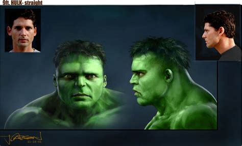 Diseños Conceptuales De Jim Carson Para Hulk 2003