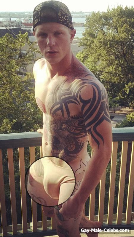 American Mma Fighter Brett Shoenfelt Posing Frontal Naked Sexy Underwear The Men Men