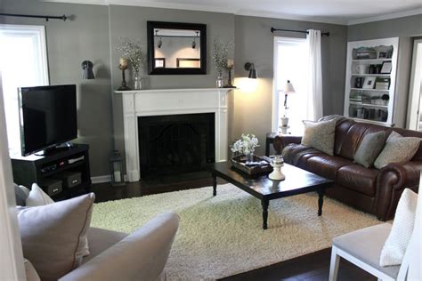 Filter by style, size, and many features. elegant grey color ideas for living room with brick ...