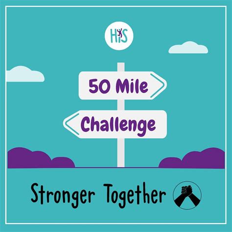 His Charity 50 Mile Challenge His Charity