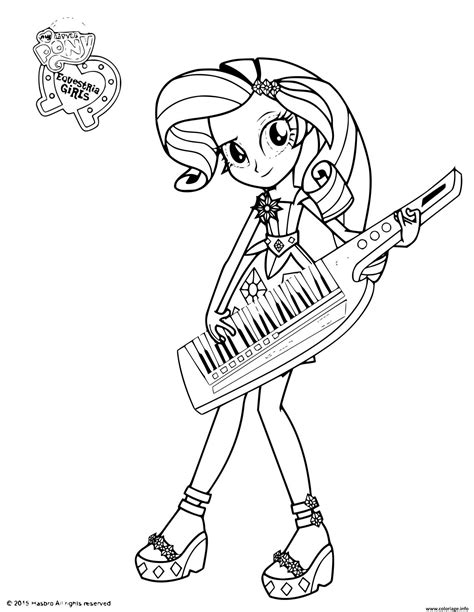 Coloriage My Little Pony Equestria