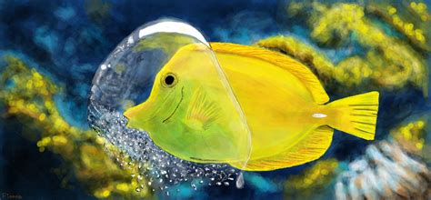 Fish Blowing Big Bubble By Fionnac On Deviantart