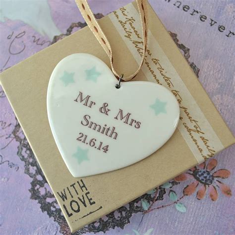 Choose among the various wedding gifts and send them online, to anywhere in india or abroad. Personalised Wedding Gift By Carys Boyle Ceramics ...