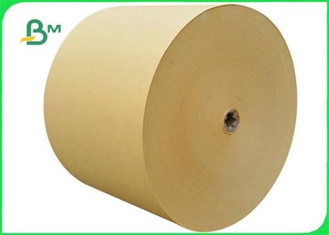 100gsm Environment Friendly Natural Brown Kraft Paper Jumbo Roll For