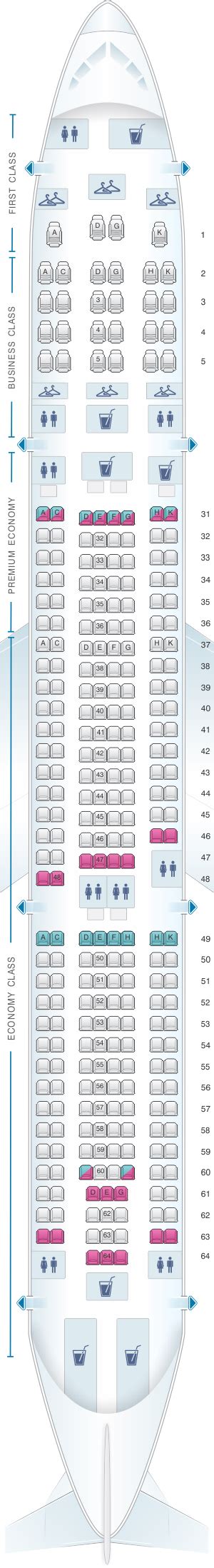 Mapa De Asientos China Southern Airlines Airbus A330 300 Layout A