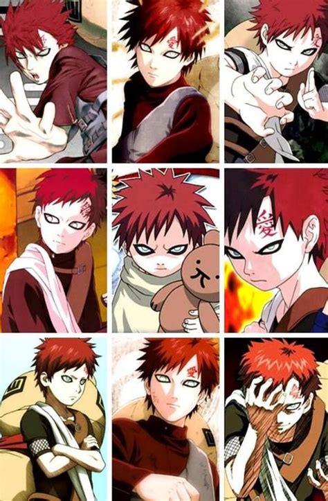 Gaara Collage Anime Anime Naruto Naruto