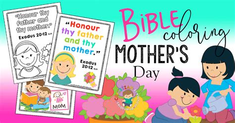 Christian mothers day coloring pages. Mother's Day Bible Printables - Christian Preschool Printables