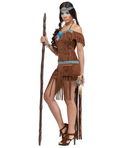 India Medicine Woman Halloween Costume Native Indian