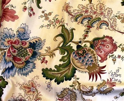 La Maison Lafortune Vintage Jacobean Floral Fabric