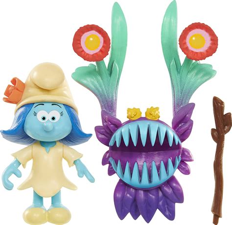 Smurfs The Lost Village Smurf Dragon Head Figure Theme Pack Amazon