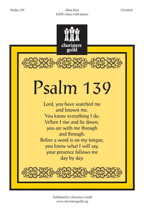 Cga610 Psalm 139