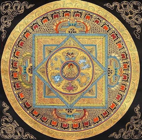 Pure Beauty Tibetan Mandala Art Tantra Art Mandala Drawing