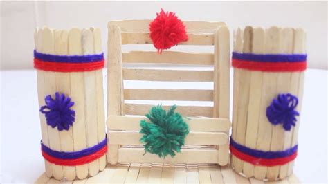 Every day new 3d models from all over the world. DIY Popsicle stick craft Ideas, Popstick crafts project ...
