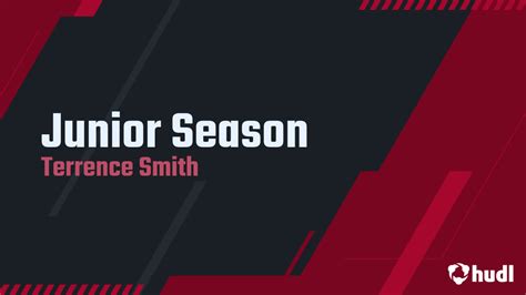 Junior Season Terrence Smith Highlights Hudl