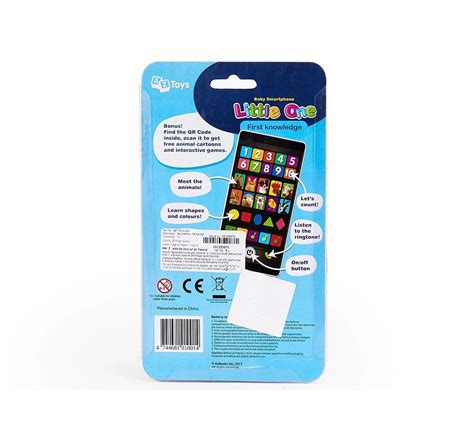 Shop Comdaq Az Baby Smartphone Learning Toy For Kids Age 3y Black