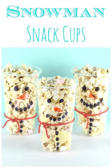 These cute santa sandwich skewers are perfect for christmas party food, popping in a lunch box or a fun festive meal at home for the kids! Fun Snowman Snack Cups Recipe