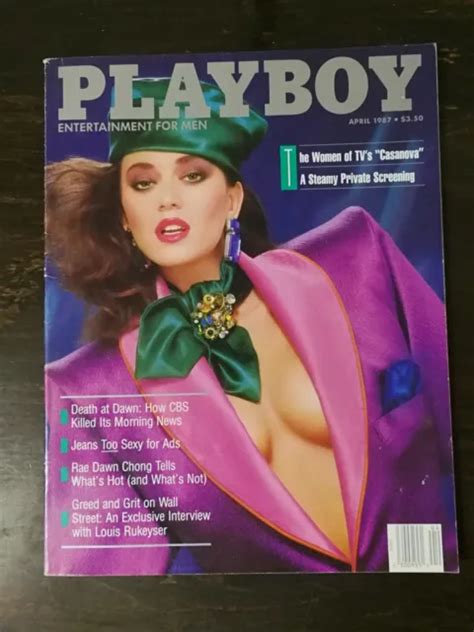 Playboy Magazine April Anna Clark Centerfold Women Of Tv S
