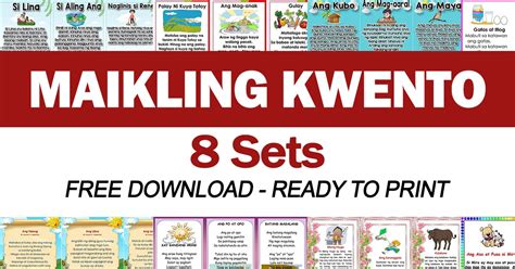 Maikling Kwento Set 6 Free Download Ready To Print Deped Click Images