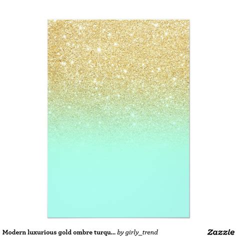 Ombre Tiffany Blue And Gold Background Preducationintheuk