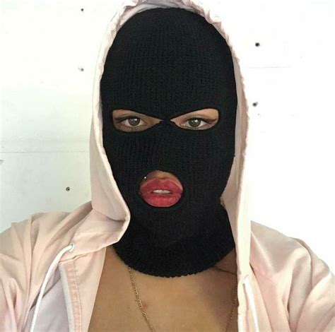 Pin By Daifmalak On Aesthetic Photo In 2020 With Images Ski Mask Gangster Girl Ski Mask
