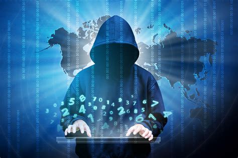 Computer Hacker Silhouette Of Hooded Man - Spectrum Virtual