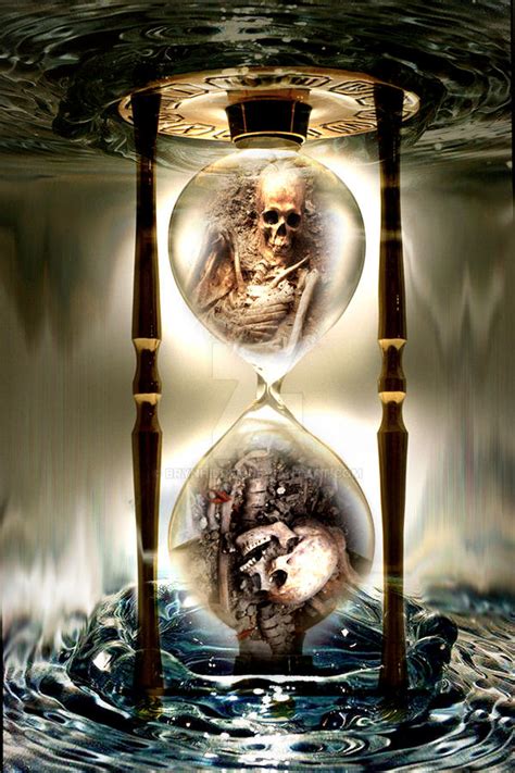 Skull Hourglass By Brynhilder On Deviantart