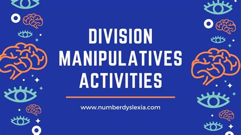 5 Awesome Division Activities With Manipulatives Number Dyslexia