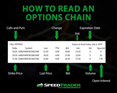 How To Read Stock Market Options Chains