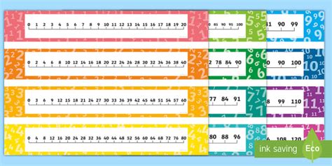 Counting By Number Lines Resource Pack Creat De Profesori