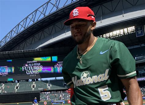 Cardinals Prospect Victor Scott Ii At Futures Game In Seattle